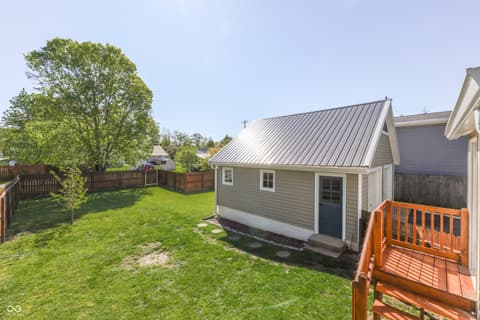 Yard at 381 Walnut Street, Franklin, IN