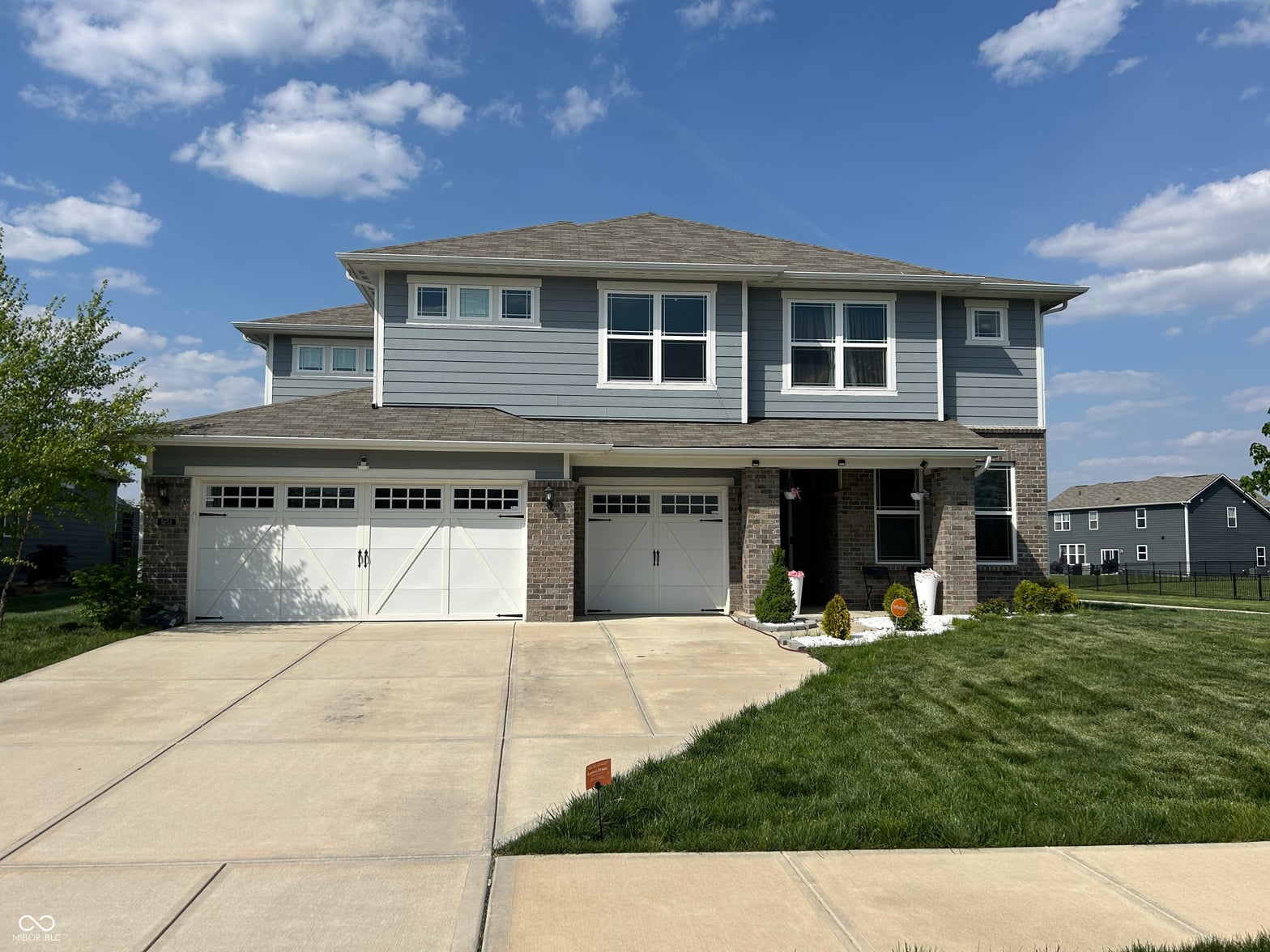 Front exterior at 5854 Flagler Lane, Brownsburg, IN