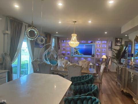 Living room at 5854 Flagler Lane, Brownsburg, IN