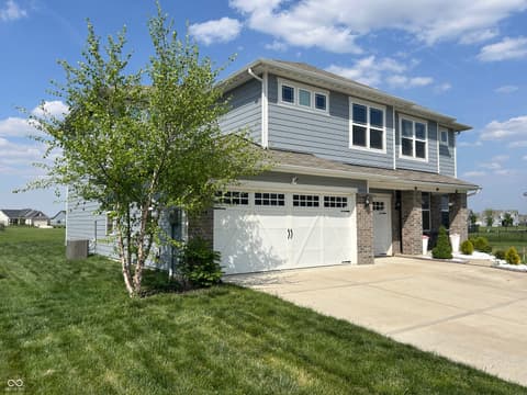 Front exterior at 5854 Flagler Lane, Brownsburg, IN