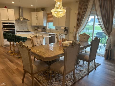 Dining room at 5854 Flagler Lane, Brownsburg, IN