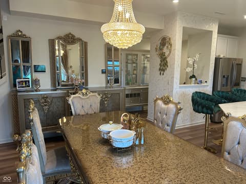 Dining room at 5854 Flagler Lane, Brownsburg, IN
