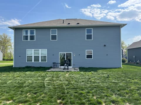 Backyard at 5854 Flagler Lane, Brownsburg, IN
