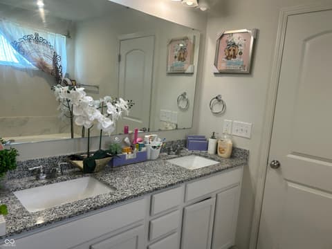 Primary bathroom at 5854 Flagler Lane, Brownsburg, IN