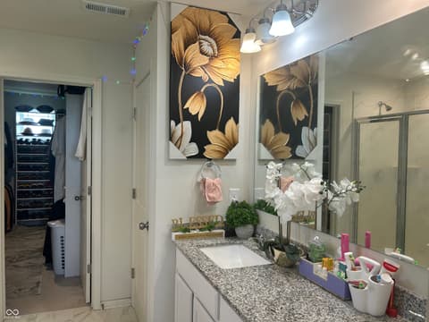 Primary bathroom at 5854 Flagler Lane, Brownsburg, IN