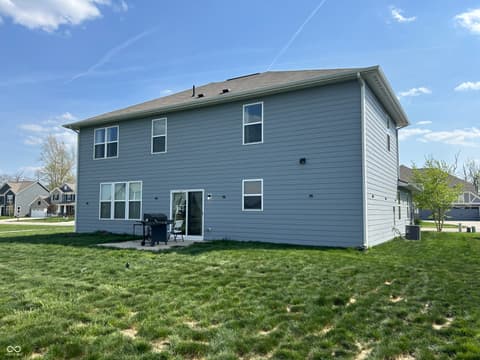 Backyard at 5854 Flagler Lane, Brownsburg, IN