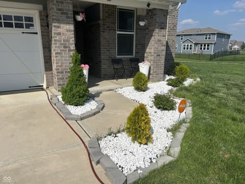 Front exterior at 5854 Flagler Lane, Brownsburg, IN