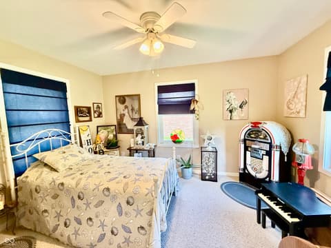 Bedroom at 96 N Deer Cliff Drive, Crawfordsville, IN