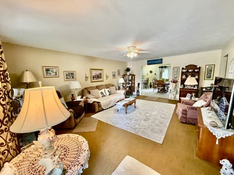 Living room at 96 N Deer Cliff Drive, Crawfordsville, IN