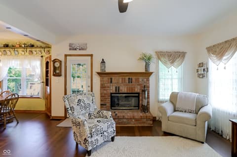 Living room at 8344 Hunters Meadow Court, Indianapolis, IN