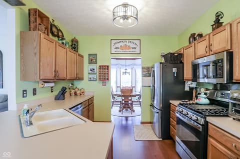 Kitchen at 8344 Hunters Meadow Court, Indianapolis, IN