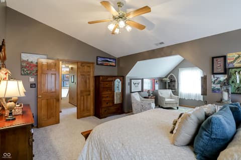 Bedroom at 8344 Hunters Meadow Court, Indianapolis, IN