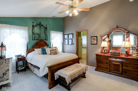Bedroom at 8344 Hunters Meadow Court, Indianapolis, IN