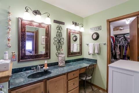 Bathroom at 8344 Hunters Meadow Court, Indianapolis, IN