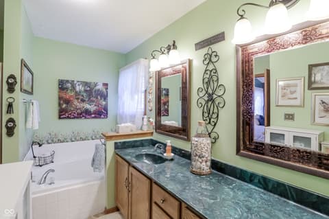 Bathroom at 8344 Hunters Meadow Court, Indianapolis, IN