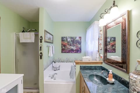 Bathroom at 8344 Hunters Meadow Court, Indianapolis, IN