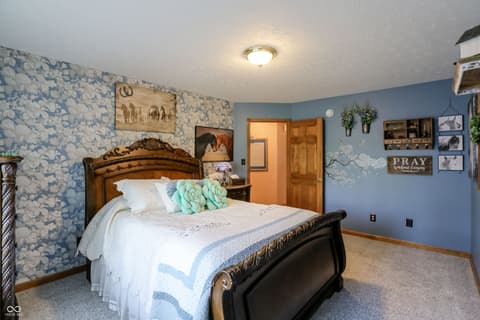 Bedroom at 8344 Hunters Meadow Court, Indianapolis, IN