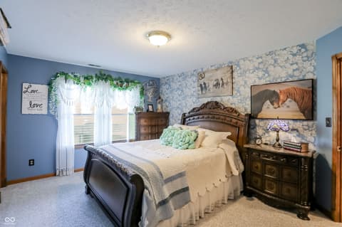 Bedroom at 8344 Hunters Meadow Court, Indianapolis, IN