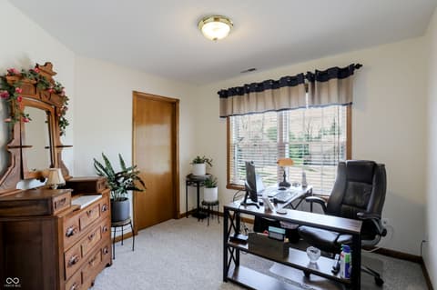 Home office at 8344 Hunters Meadow Court, Indianapolis, IN