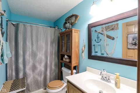Bathroom at 8344 Hunters Meadow Court, Indianapolis, IN