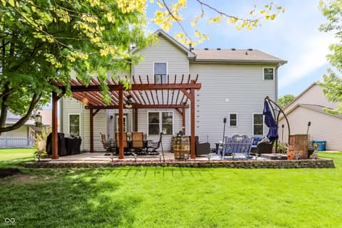 Backyard at 8344 Hunters Meadow Court, Indianapolis, IN