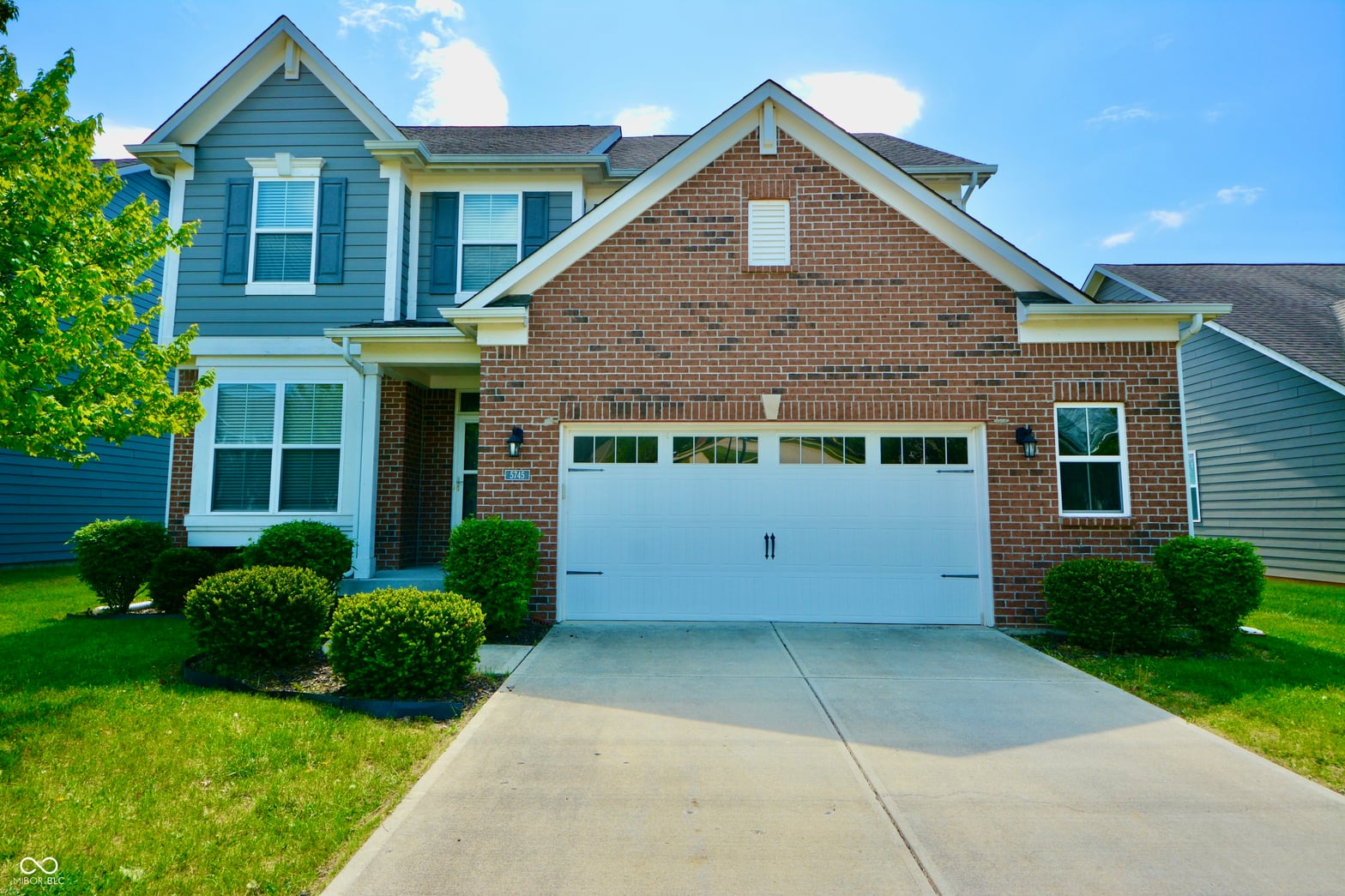 Front exterior at 5745 Sly Fox Lane, Indianapolis, IN