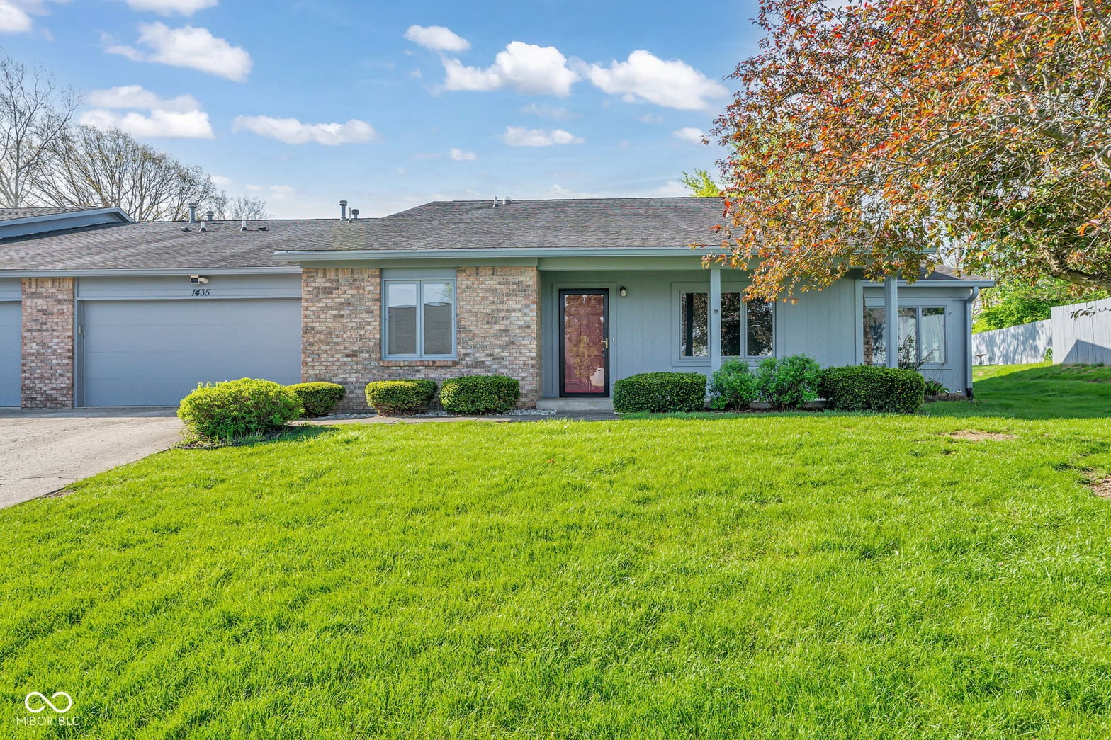 Front exterior at 1435 Northridge Hills, Crawfordsville, IN