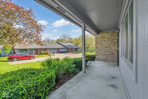Outdoor living area at 1435 Northridge Hills, Crawfordsville, IN