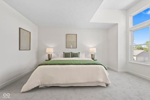 Primary bedroom at 9138 Hardwood Court, Indianapolis, IN