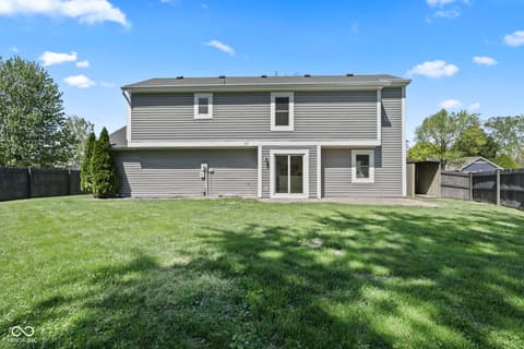 Backyard at 9138 Hardwood Court, Indianapolis, IN