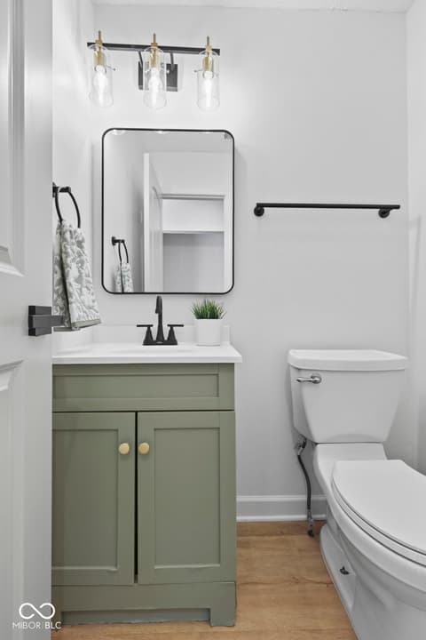Bathroom at 9138 Hardwood Court, Indianapolis, IN