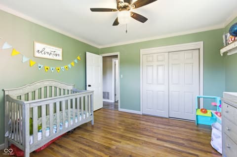 Bedroom at 4735 W County Road 75 S, Greencastle, IN
