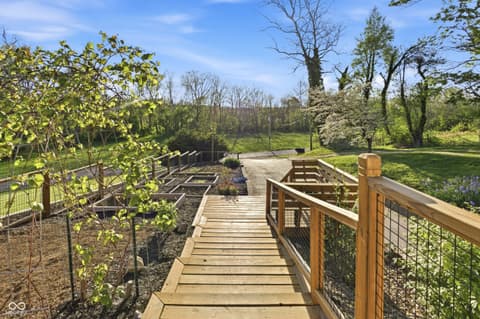 Outdoor living area at 4735 W County Road 75 S, Greencastle, IN