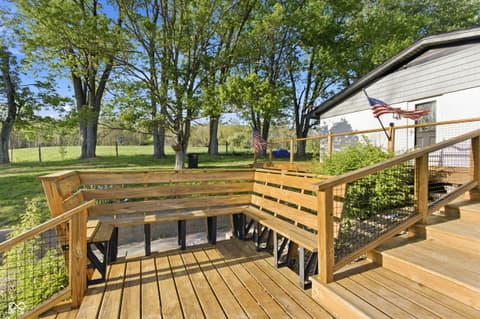 Outdoor living area at 4735 W County Road 75 S, Greencastle, IN