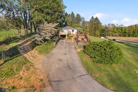Aerial view at 4735 W County Road 75 S, Greencastle, IN