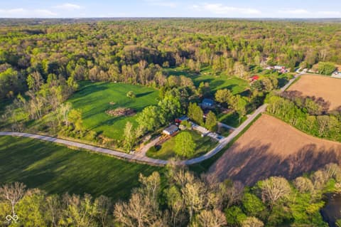 Aerial view at 4735 W County Road 75 S, Greencastle, IN