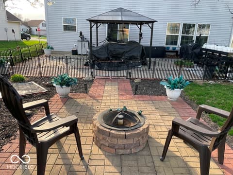 Outdoor living area at 2147 Fairweather Drive, Indianapolis, IN