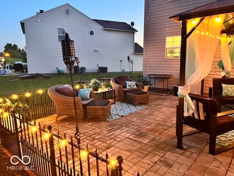 Outdoor living area at 2147 Fairweather Drive, Indianapolis, IN
