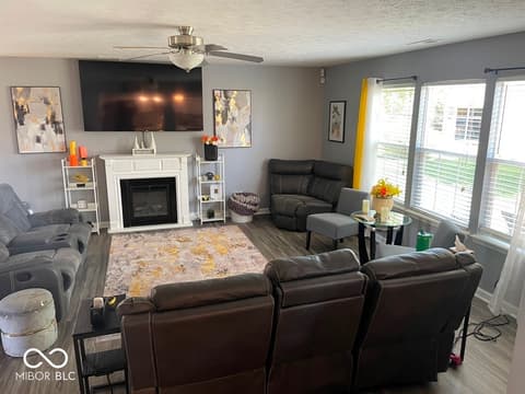 Living room at 2147 Fairweather Drive, Indianapolis, IN