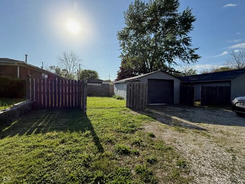 Yard at 1404 S Gerrard Drive, Indianapolis, IN