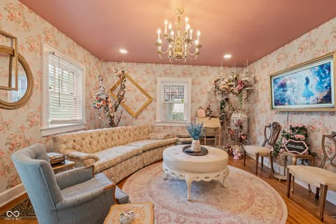 Living room at 814 E 48th Street, Indianapolis, IN