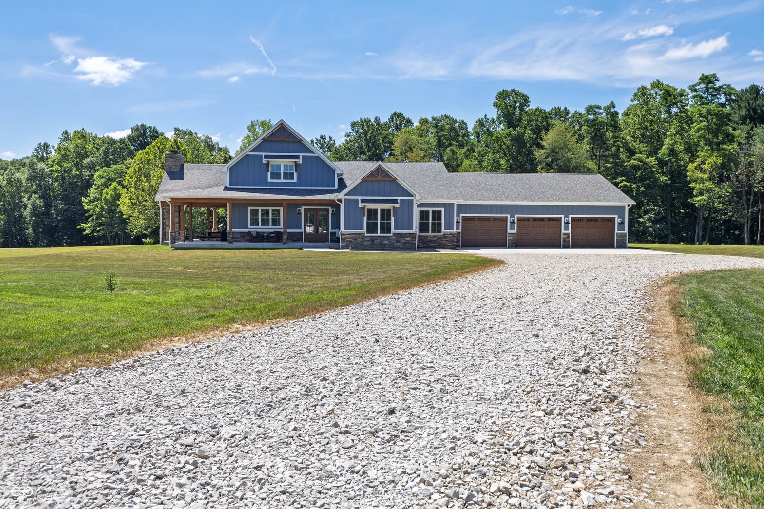 Front exterior at 5780 E County Road 1200 S, Cloverdale, IN