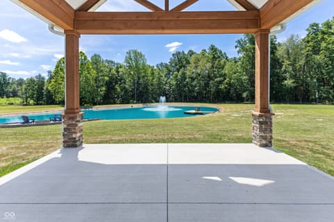 Outdoor living area at 5780 E County Road 1200 S, Cloverdale, IN