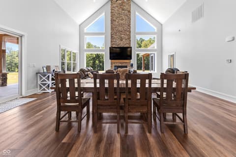 Dining room at 5780 E County Road 1200 S, Cloverdale, IN