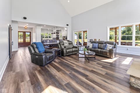 Living room at 5780 E County Road 1200 S, Cloverdale, IN
