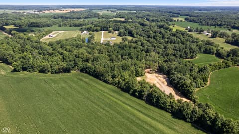 Aerial view at 5780 E County Road 1200 S, Cloverdale, IN