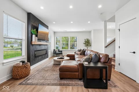Living room at 2846 Mac Pherson Avenue, Indianapolis, IN