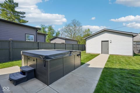 Outdoor living area at 2846 Mac Pherson Avenue, Indianapolis, IN