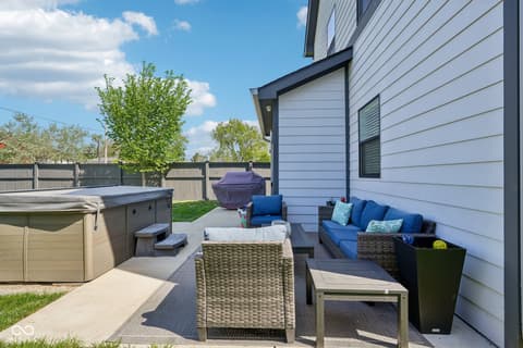 Outdoor living area at 2846 Mac Pherson Avenue, Indianapolis, IN