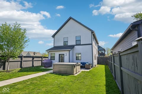 Backyard at 2846 Mac Pherson Avenue, Indianapolis, IN